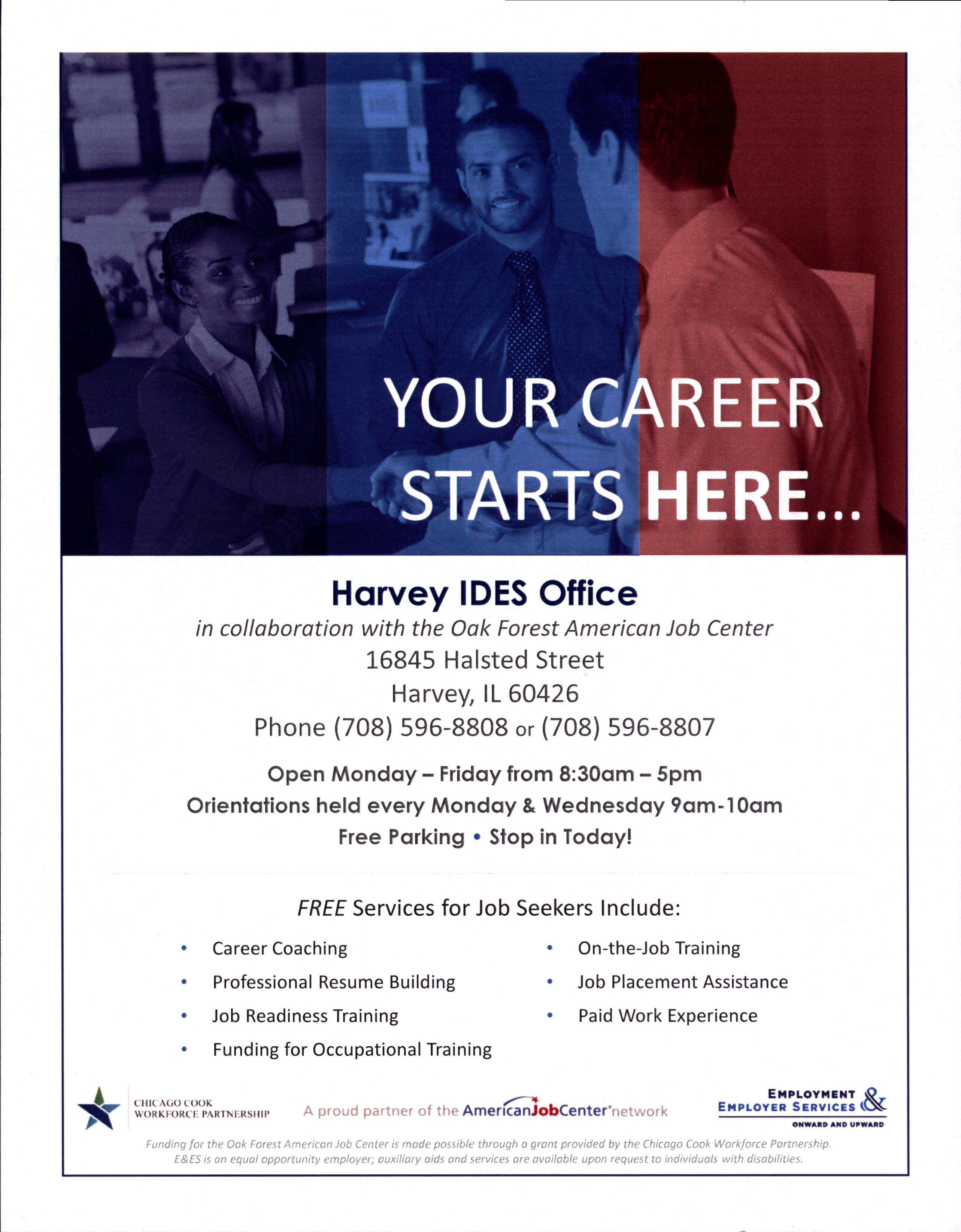 Harvey IDES Office flyer