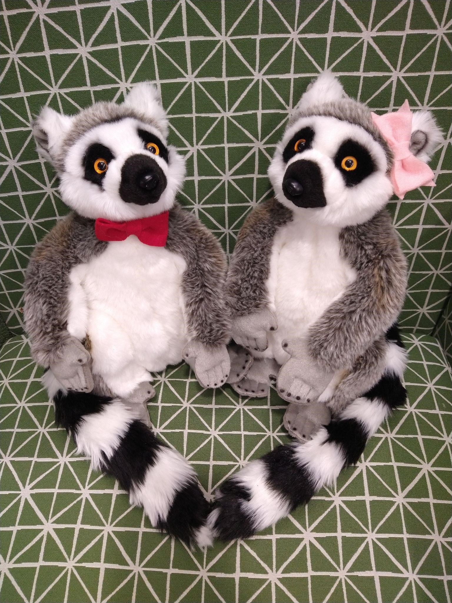 stuffed lemurs